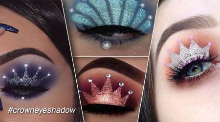 crown eyeshadow, crown eyeshadow beauty trends, crown eyeshadow make-up trends, crown eyeshadow styles, crown eyeshadow designs, crown eyeshadow Huda, crown eyeshadow queen make-up trends, indian express, indian express news