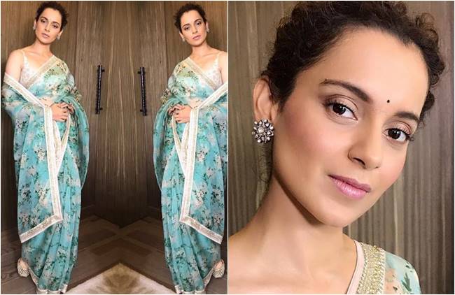Kangana Ranaut, Happy Birthday Kangana Ranaut, Kangana Ranaut birthday, Kangana Ranaut latest photos, Kangana Ranaut fashion, Kangana Ranaut sari fashion, Kangana Ranaut ethnic fashion, indian express, indian express news