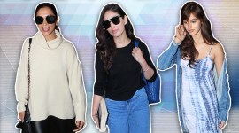 airport fashion, airport style, deepika padukone, disha patani, yami gautam, rani mukerji, Bipasha basu, daisy shah, kajal agarwal, celeb fashion, bollywood fashion, bollywood airport style, indian express, indian express news