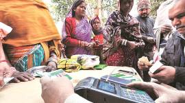 delhi-ration After month’s delay, ration shops get iris machines