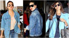 denim jackets, bollywood denim jackets, embroidered denim jacket, patchwork denim jacket, Alia Bhatt, Kareena Kapoor Khan, Shilpa Shetty, Sonam kapoor, sonakshi sinha, parineeti chopra, aishwarya rai bachchan, shraddha kapoor, celeb fashion, bollywood fashion, indian express, indian express news