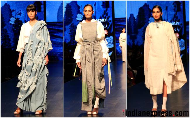 Amazon India Fashion Week AW’18, AIFW 2018, AIFW Day 4, Charu Vij, Diksha Khanna, Gautam Gupta, Kanika Goyal, Pinnacle by Shruti Sancheti, Priyam Narayan, Sahil Kochhar, celeb fashion, fashion week, indian express, indian express news
