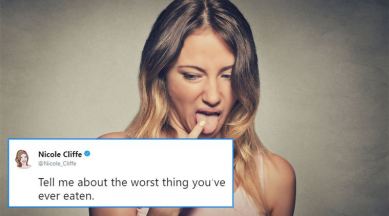 most disgusting thing ever eaten, what is the most disgusting thing ever eaten, social media worst thing eaten, twitter reaction, Indian express, indian express news