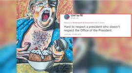 Donald Trump, Jim Carrey, Jim Carrey Donald Trump painting, Donald Trump painting, indian express, trending news