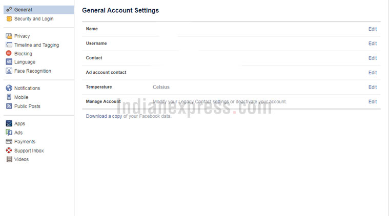 How to download archive of entire Facebook data from the site