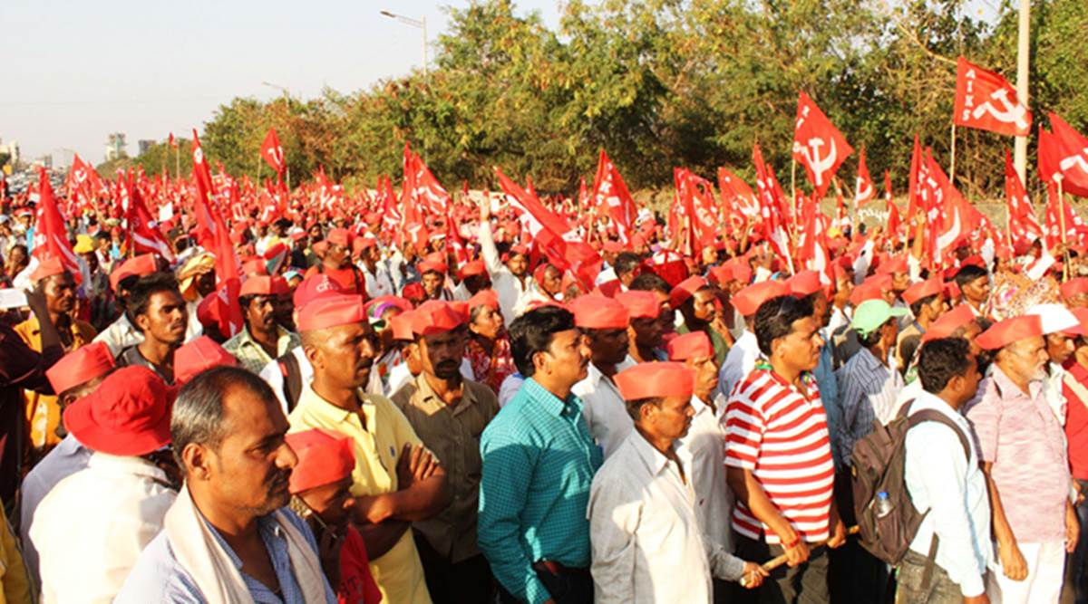 Why are farmers protesting in Mumbai, Maharashtra