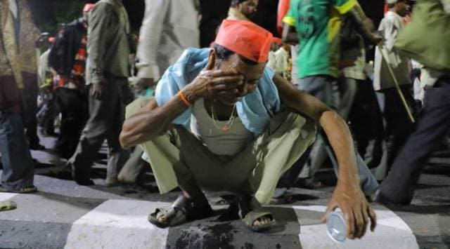 mumbai maharashtra farmers protest live updates, mumbai traffic, azad maidan protest