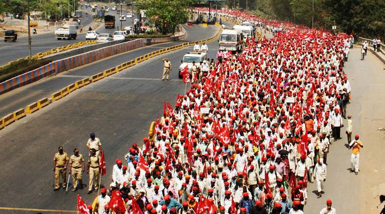 Maharashtra farmers call off protest after state says yes to demand for right to forest land, waiver of loans | India News,The Indian Express