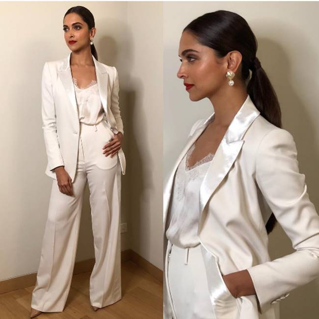 pantsuits, pantsuit fashion, Kareena Kapoor Khan pantsuits, Deepika Padukone pantsuit, Priyanka Chopra panysuits, Manushi Chhillar pantsuits, Mahira Khan pantsuits, fahsion trends pantsuits, indian express, indian express news