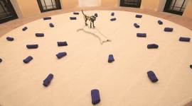 george martin, artist exhibition delhi, bikaner house, art installations, artist paresh maity, indian express