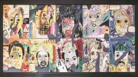 Thane jail inmates paint graffiti for exhibition
