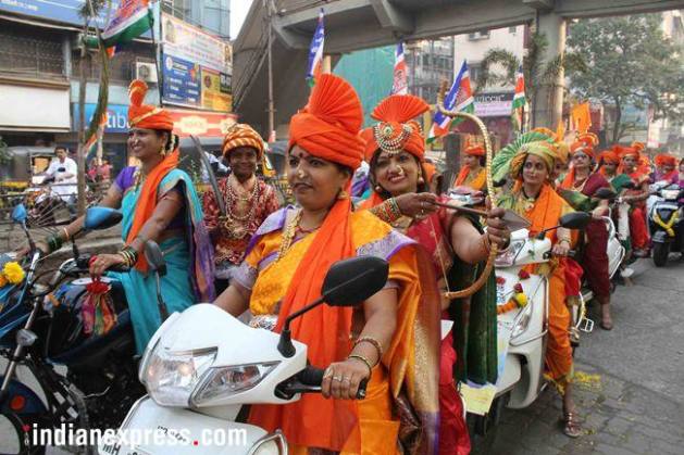 gudi padwa, happy gudi padwa 2018, gudi padwa photos, gudi padwa images, mumbai gudi padwa, Maharashtrian New Year, indian express, mumbai photos