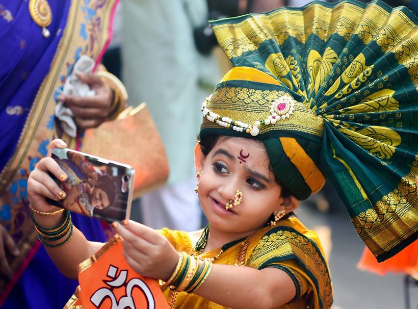 gudi padwa, happy gudi padwa 2018, gudi padwa photos, gudi padwa images, mumbai gudi padwa, Maharashtrian New Year, indian express, mumbai photos