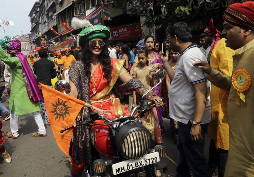 gudi padwa, happy gudi padwa 2018, gudi padwa photos, gudi padwa images, mumbai gudi padwa, Maharashtrian New Year, indian express, mumbai photos