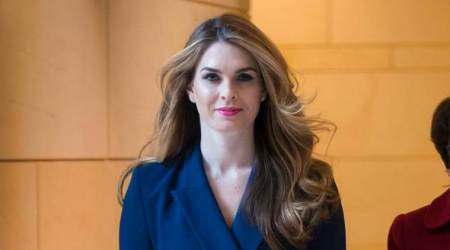White House communications director, Hope Hicks, Donald Trump, Hope Hicks resigns, World News, Indian Express