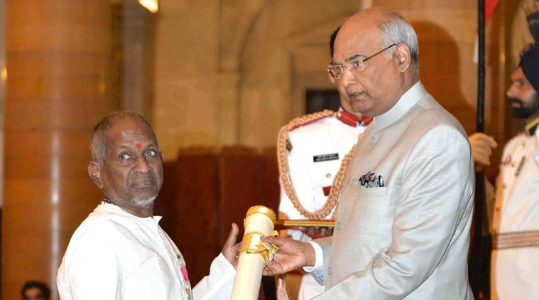 Ilaiyaraaja receives Padma Vibhushan