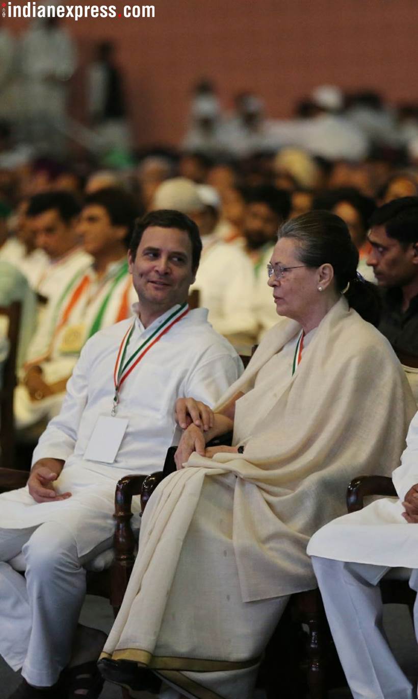 Indian National Congress' 84th plenary session, Congress plenary, Rahul Gandhi, Congress, Congress meeting, Rahul Gandhi speech, Sonia Gandhi, Indian Express