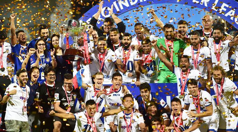 ISL 2017/18 champions Chennaiyin FC 