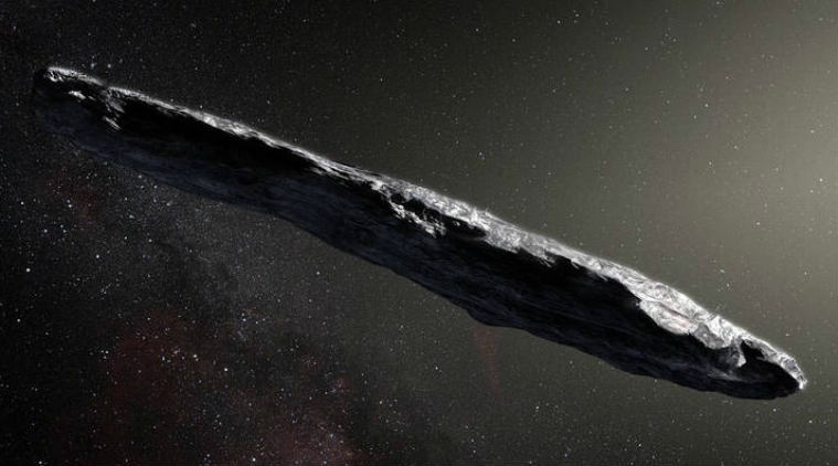   Oumuamua interstellar asteroid, comet, NASA's Hubble Space Telescope, cigar-shaped asteroid, rocky objects, interstellar bodies, internal solar system, icy objects, mbad star 