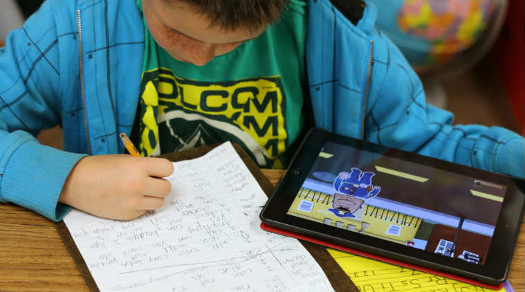 Apple iPad launch, education tools, MacBook Air, Google, tablet PCs, Apple App Store, iTunes, Classroom app, Microsoft, iBooks app, e-books store