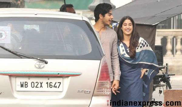 Janhvi Kapoor and Ishaan Khatter shooting for Dhadak