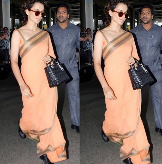 Kangana Ranaut, Happy Birthday Kangana Ranaut, Kangana Ranaut birthday, Kangana Ranaut latest photos, Kangana Ranaut fashion, Kangana Ranaut sari fashion, Kangana Ranaut ethnic fashion, indian express, indian express news