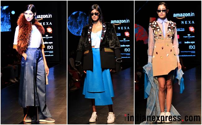 Amazon India Fashion Week AW’18, AIFW 2018, AIFW Day 4, Charu Vij, Diksha Khanna, Gautam Gupta, Kanika Goyal, Pinnacle by Shruti Sancheti, Priyam Narayan, Sahil Kochhar, celeb fashion, fashion week, indian express, indian express news