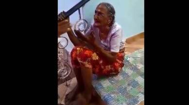 Woman seen assaulting 90-year-old grandmother in viral video, arrested |  India News - The Indian Express