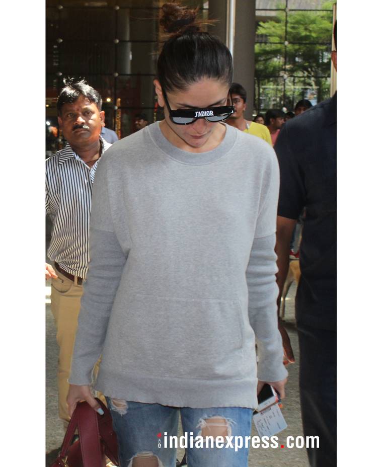 Kareena Kapoor Khan, Kareena Kapoor Khan latest photos, Kareena Kapoor Khan fashion, Kareena Kapoor Khan casual look, Kareena Kapoor Khan airport style, Priyanka Chopra, Priyanka Chopra latest photos, Priyanka Chopra fashion, Priyanka Chopra airport style, Priyanka Chopra casual look, indian express, indina express news