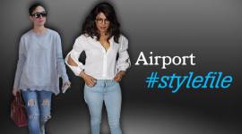 Kareena Kapoor Khan, Kareena Kapoor Khan latest photos, Kareena Kapoor Khan fashion, Kareena Kapoor Khan casual look, Kareena Kapoor Khan airport style, Priyanka Chopra, Priyanka Chopra latest photos, Priyanka Chopra fashion, Priyanka Chopra airport style, Priyanka Chopra casual look, indian express, indina express news
