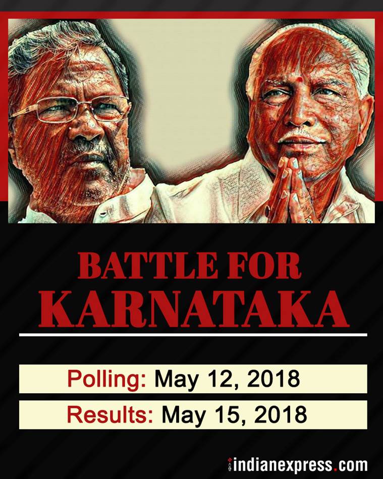 karnataka poll dates, day of counting, day of results