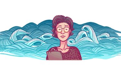 Katsuko Saruhashi, katsuko saruhashi doodle, katsuko saruhashi google doodle, google doodle, today doodle, katsuko saruhashi scientist, katsuko saruhashi birthday, katsuko saruhashi 98th birthday, katsuko saruhashi birth anniversary, trending news updates