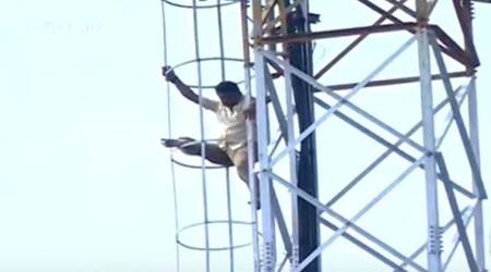 Kerala man climbs BSNL tower to attempt suicide