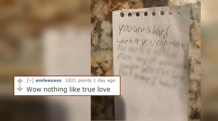 viral letter, kid letter to dad, kid viral letter to hard working dad, viral letter on reddit, indian express, indian express news