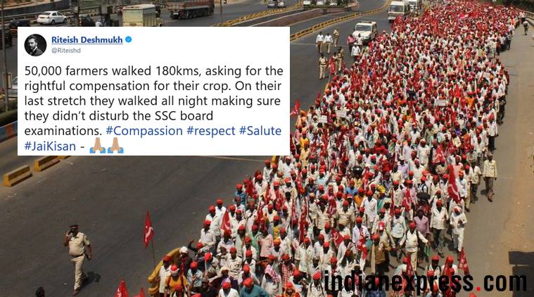 Maharashtra Farmers Protest, Farmers Protests Photos, Mumbai Farmers Protest, Kisaan March, All India Kisan Sabha, AIKS, Kisaan March photos, Mumbai Protest, Farmers March, Indian Express