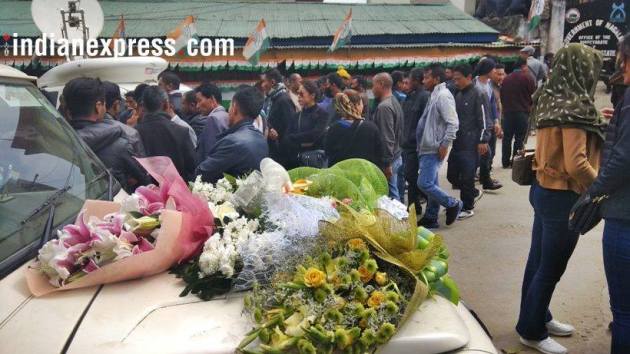 nagaland election results, nagaland election photos, tripura election result images, tripura election images, meghalaya election result 2018 pictures, northeast polls pics, tripura assembly poll result 2018 pictures, indian express