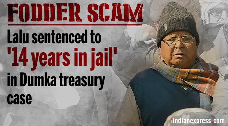 Fodder scam: Lalu Prasad Yadav sentenced to `14-year imprisonment` in Dumka treasury case