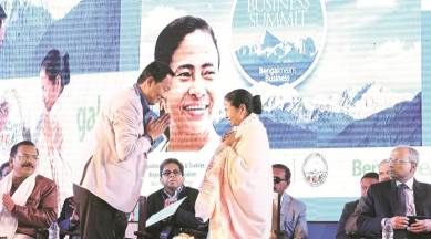 Mamata Banerjee with GTA Chairman Binay Tamang