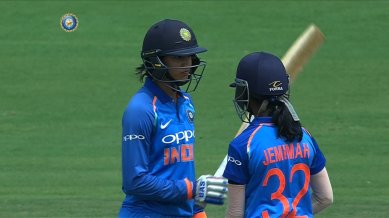 India Women are chasing 333 against Australia Women in the 3rd ODI.