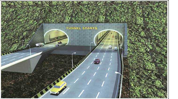 Mumbai To Pune Road Route Map Coming Up: 22-Metre-Wide Road Tunnels On Mumbai-Pune Route | Cities  News,The Indian Express