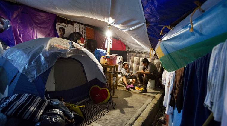 Six months after Mexico quake some still camp outside homes | World ...