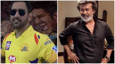 MS Dhoni channels Rajinikanth in Chennai Super Kings version of Kaala teaser