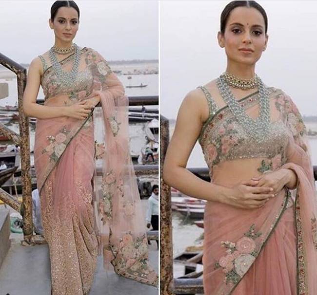 Kangana Ranaut, Happy Birthday Kangana Ranaut, Kangana Ranaut birthday, Kangana Ranaut latest photos, Kangana Ranaut fashion, Kangana Ranaut sari fashion, Kangana Ranaut ethnic fashion, indian express, indian express news