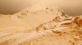 Russia Orange Snow orange snow, orange snow in Europe