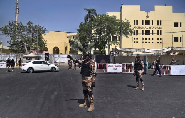 Security forces are deployed throughout the city.