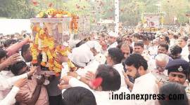 Patangrao Kadam, maharashtra congress, Patangrao Kadam death, sangli district, Patangrao Kadam funeral, indian express