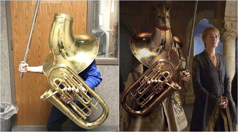 Game Of Thrones To Pokemon Go This Tuba Headed Man Triggers Hilarious Photoshop Battles Trending News The Indian Express