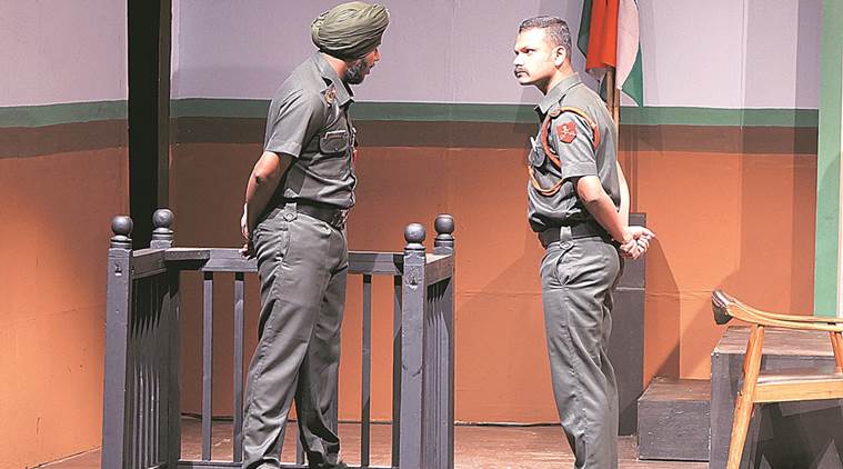 A scene from Court Martial.