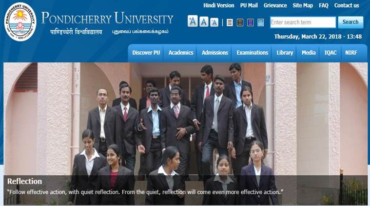 Pondicherry University BCA BSCCS Semester Exam Results Declared At Pondiuni Edu In Education