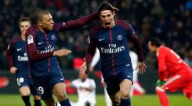 France Soccer League One psg edinson cavani and kyle mbappe
